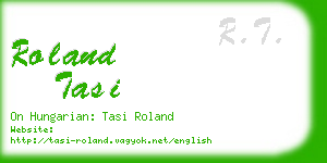 roland tasi business card